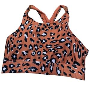 Fabletics Leopard Print Sports Bra | Fits Like Large
